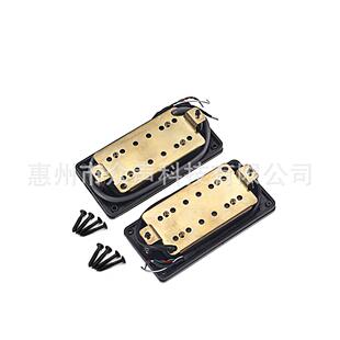 金配螺色丝+黑珍珠四芯线拾LQB音器黄镀中低框吉他件