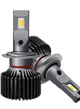 汽黄车三色ED大灯H4H7H1雾1超高亮通用白三色L温卡车led灯