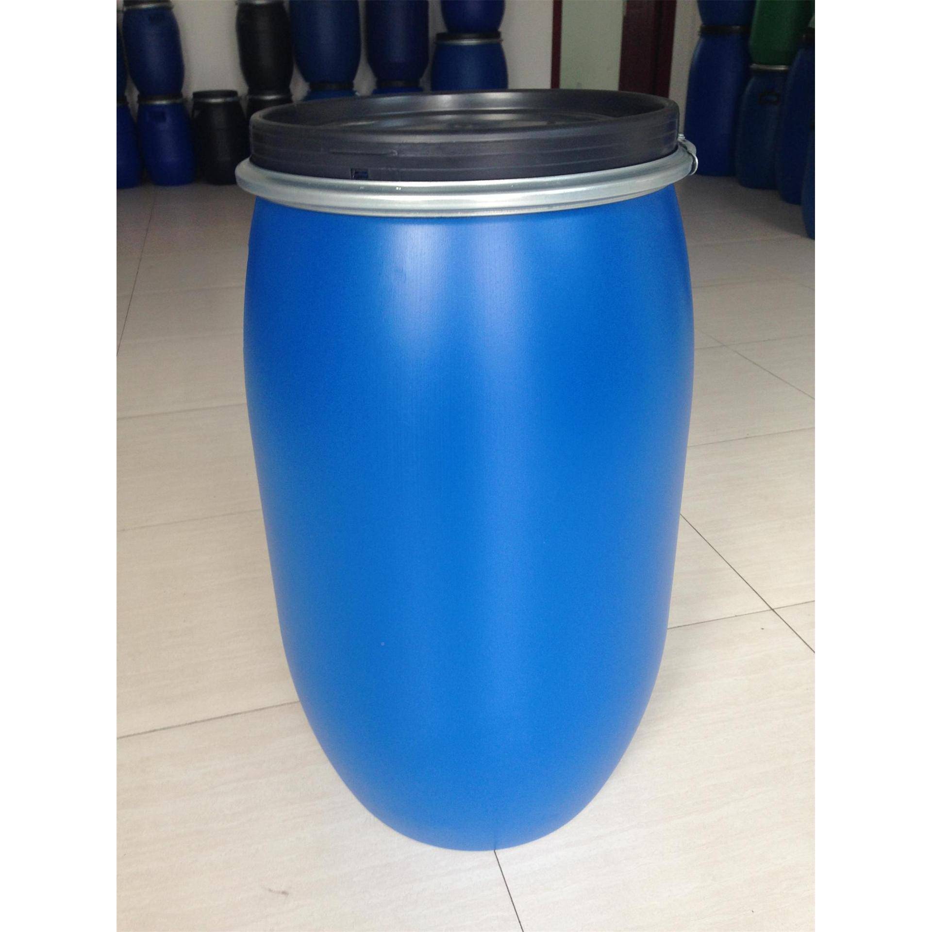 120L塑料桶抱直桶升美式桶开桶法兰口桶箍包装493加厚