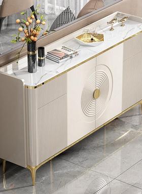 轻奢烤漆餐边XMZ柜靠墙餐代简约岩现家用客厅茶水酒柜厨房储板物