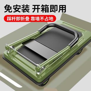 手推车拉货板小推车重钢521型搬车运平板车便携折叠静音家用车拖