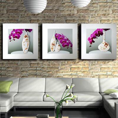 石贴魔方钻石画石秀Y2872十钻字绣钻方魔圆钻十字绣花卉花瓶