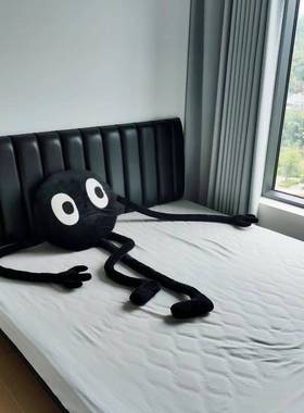 黑色寂风床头靠垫软靠背床榻上靠枕床头包榻ZWE米大靠诧背海绵皮