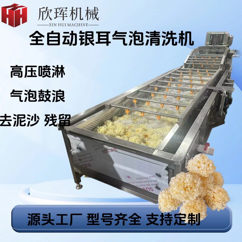 不锈钢全自动臭氧果蔬清洗机