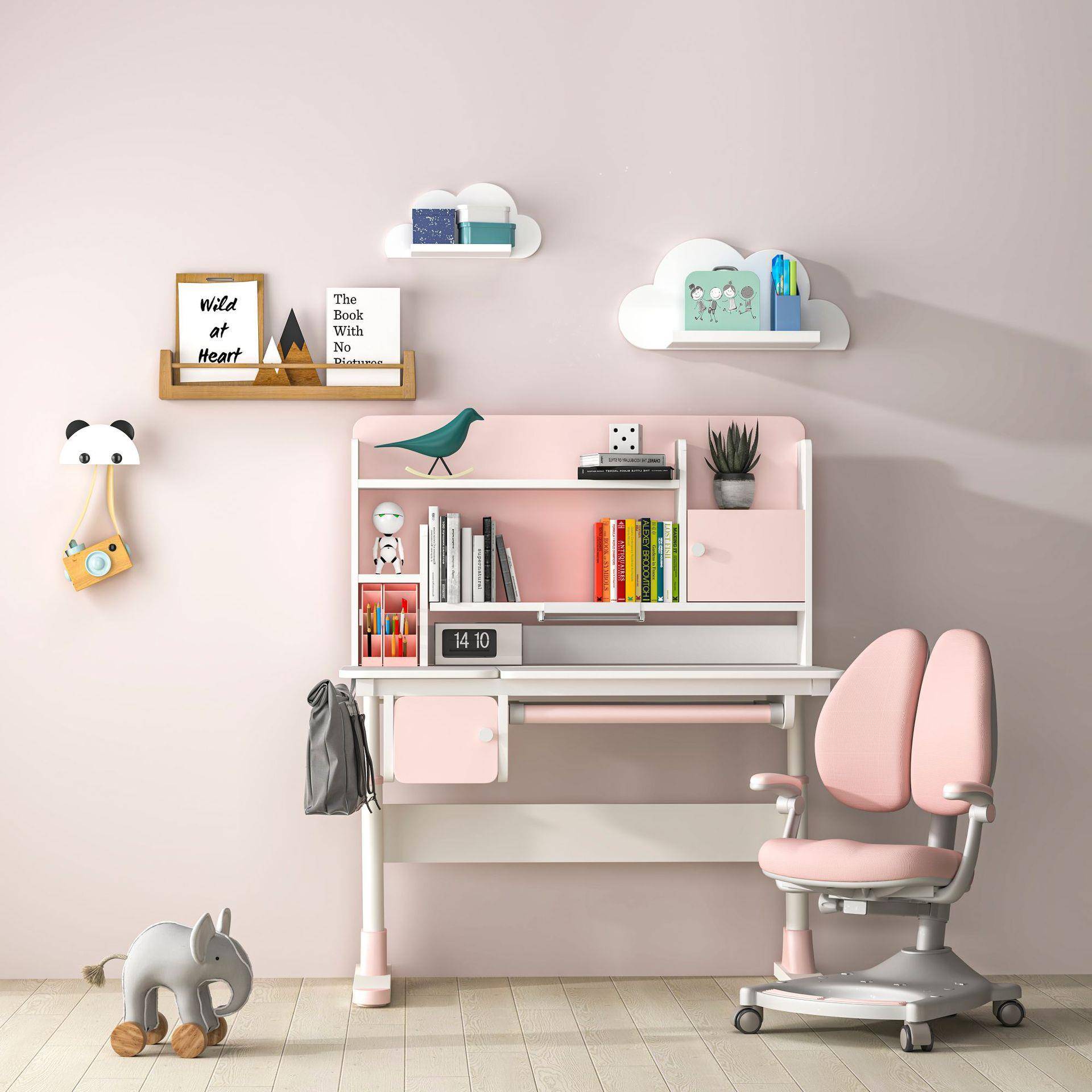 沈氏学桌椅套童装升降桌中习学可G120GJ5升降实木儿写字桌儿童书