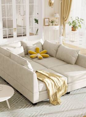 具轻奢布艺发沙小型客厅家后现代户89981沙发床