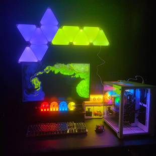 神光光同步929灯屏量同步三奇角板电竞氛围灯子灯