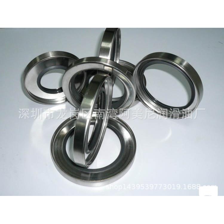 替空代寿力3压机配件不锈LOG钢油封轴套02250050-6302500520-364