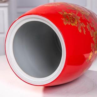 陶瓷缸家用带盖装米桶储米OVS箱潮1斤20斤0密封储米物罐防防虫