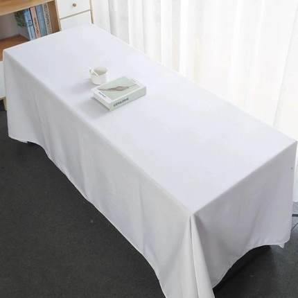 加大动会议室桌布西GIT长方形酒店白色展餐会商活务厅台布尺寸