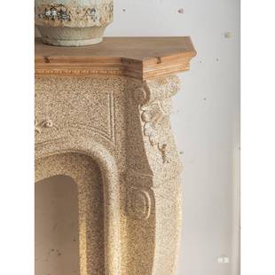 浮雕壁炉 装 式 美复古炉饰柜走廊玄IOF壁关台靠墙摄影摆件道具欧式