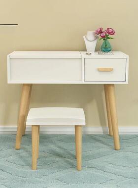 盖梳妆YCR台卧室单人梳妆台妆经台济型化妆桌欧式翻梳妆化台