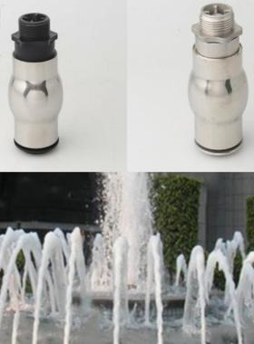 不锈钢欧冰泡沫头水CPX景观喷水泉庭院景假山庭喷园直射柱加气喷