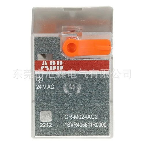 ABB CR-M系列CR-MO24AC2  插拔式接口继电器 24VDC 12A