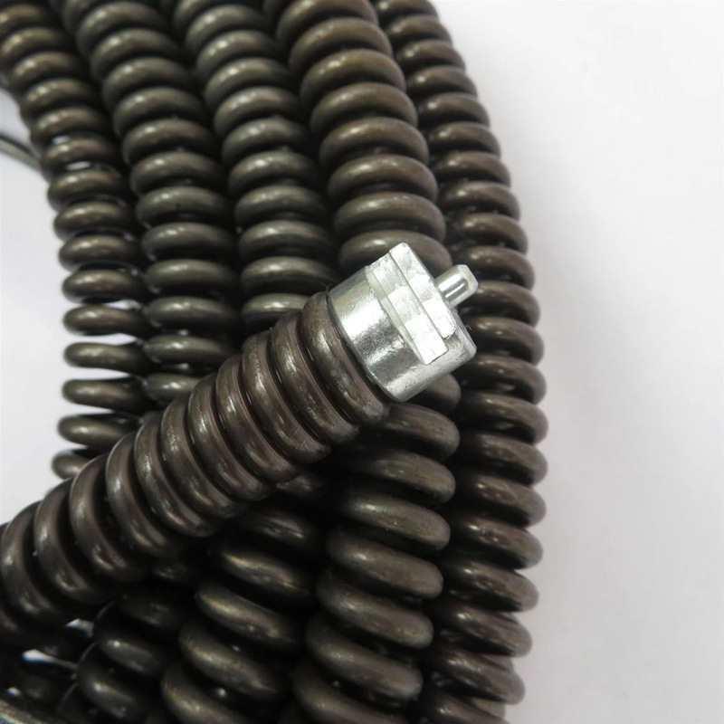 通0F8757T8S机弹16毫簧米疏加粗加硬加密通下水道钢丝管道疏通器