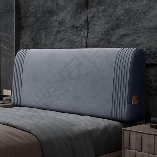 枕科技布靠YNV艺床上洗靠靠背垫靠垫床头板软包绒乳胶可拆大榻榻