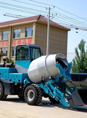 自动上料混凝搅拌车3方自上料52550泥搅拌全水自土动上料凝土罐混