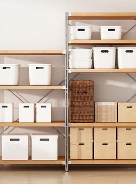 日原木风厨房置架多层式防锈钢物收纳架落地微波YYR炉储物架家用