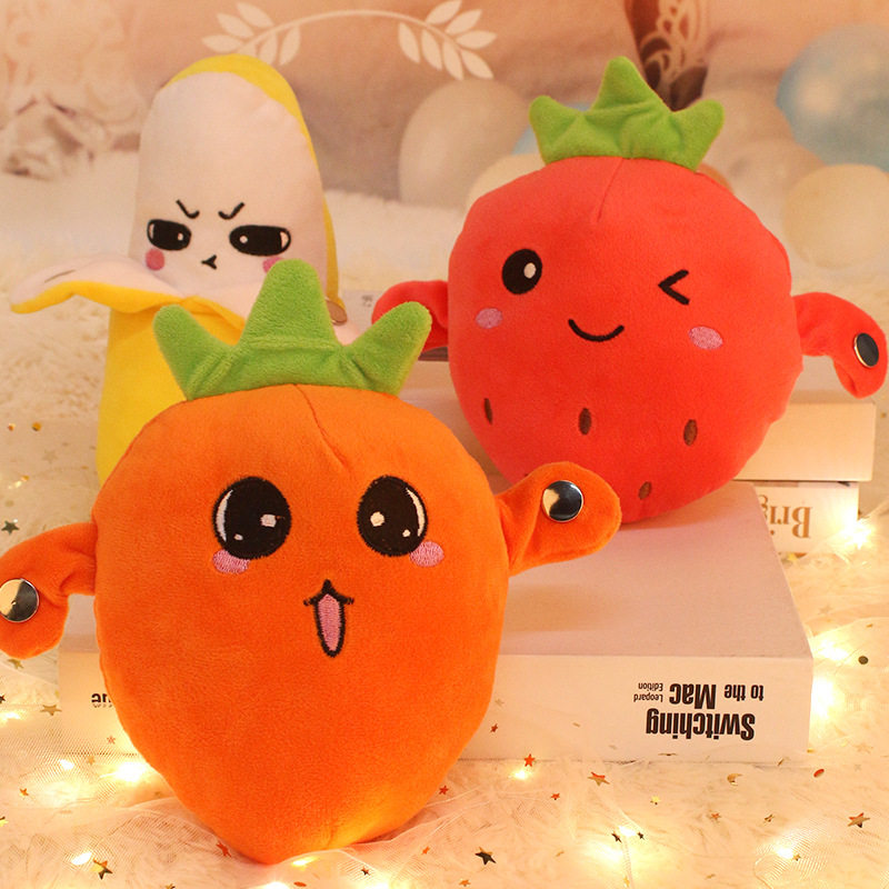 【下单立减50】水果感应节拍琴创意音乐亲子互动玩偶毛绒玩具_ZY