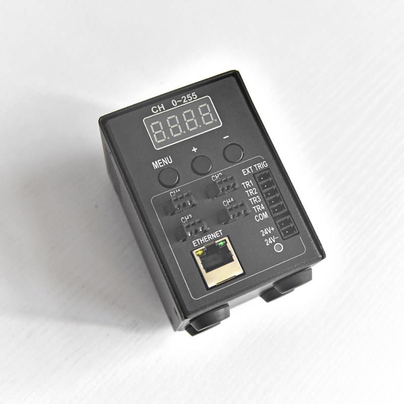 外接24V 迷你外置网路接口型光源控制器 工业机器视觉设备检测专