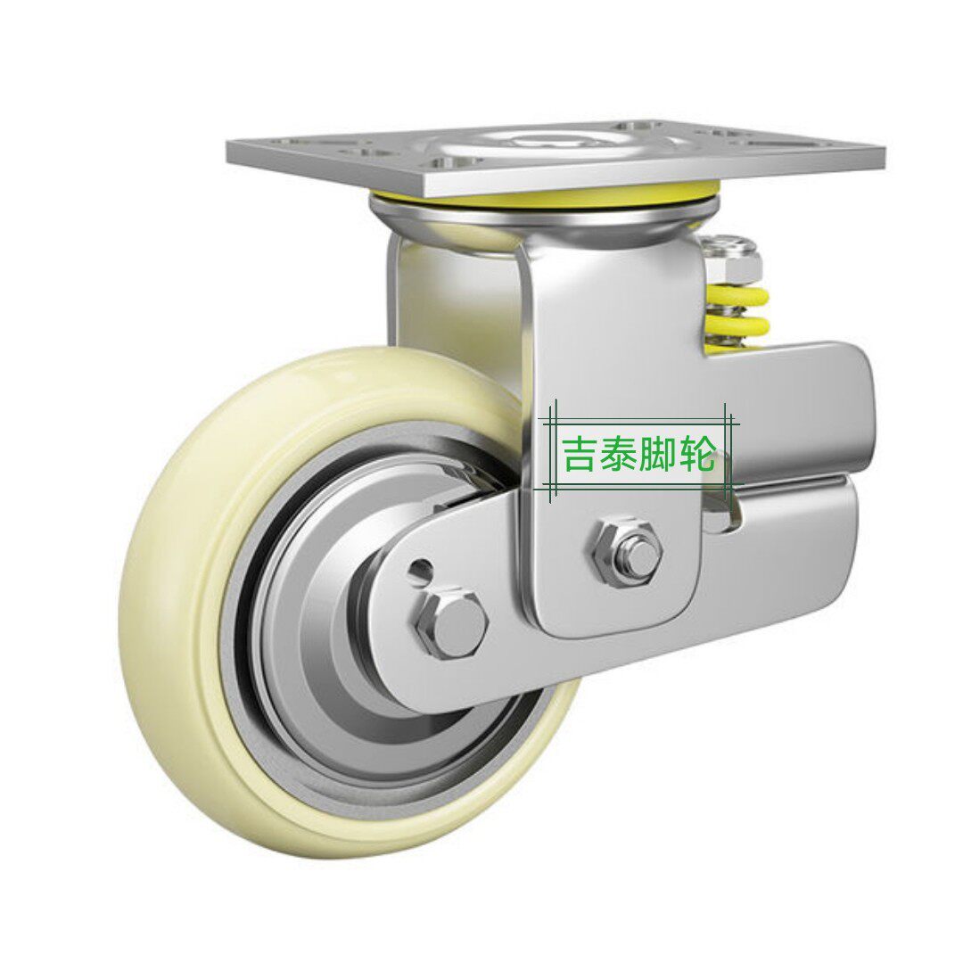 厂家生产弹簧脚轮牵引车脚轮工位器具台车脚轮