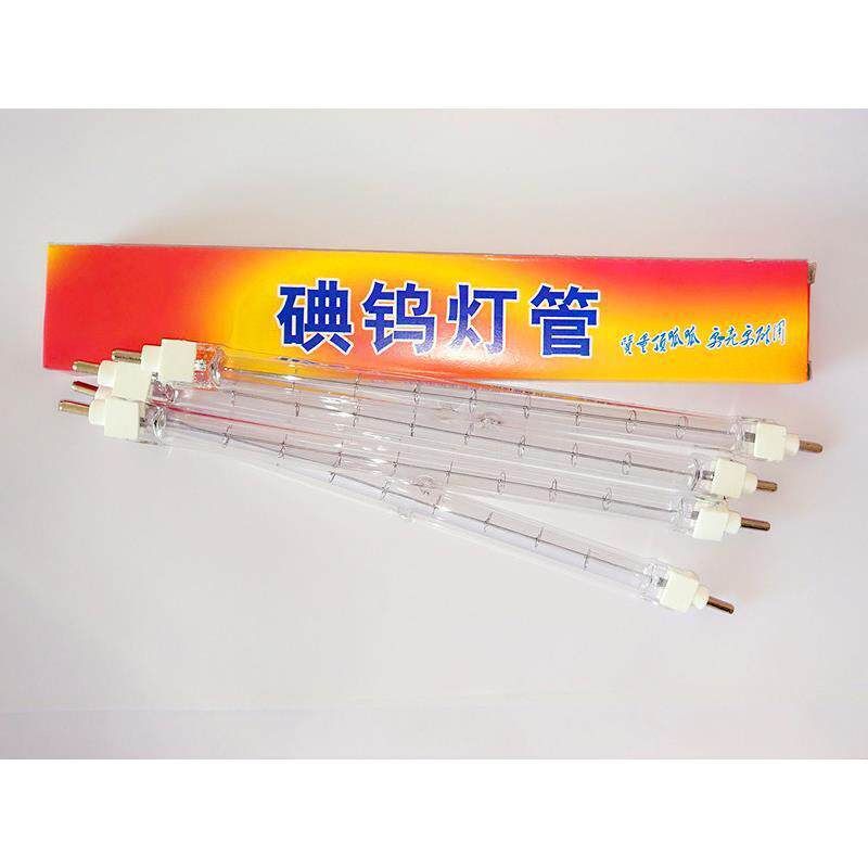 粗钨灯高温1000瓦卤管夹式太阳瓦加管小碘钨灯灯管亮1000超W管灯