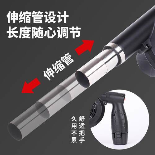 户外烧烤鼓风机率充式无线锂电电吹风机车载小型大家VLM用生火专