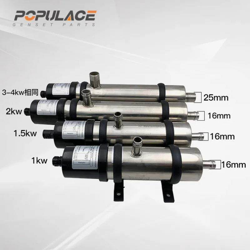 柴油发电组不锈机钢动发机恒1KW(恒温装置自动启动预热器水套加2