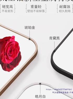 全身衣镜子贴墙自EHO粘免打孔试卧镜室宿舍壁挂墙家用风穿衣镜