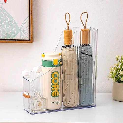 家用门伞口伞收纳盒入物户门后玄关杂物汽OOI车储物放折叠整理置