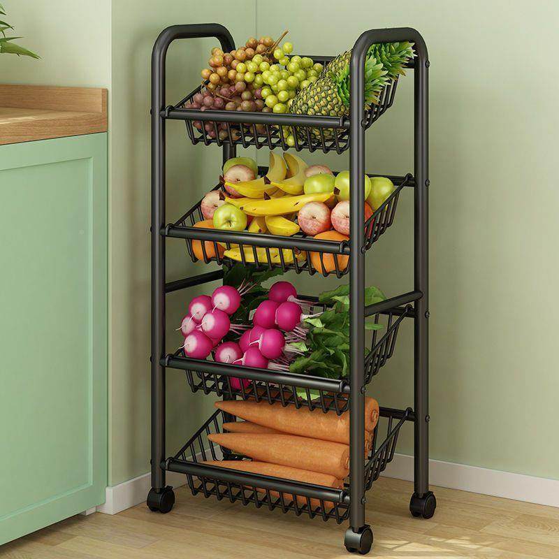 多功KSR落地房菜篮子纳架多层蔬菜置物架能水果篮储物夹厨缝杂威,厨房/烹饪用具,抹布架/厨房清洁收纳架,淘宝优惠券,粉丝福利购,淘宝优惠卷