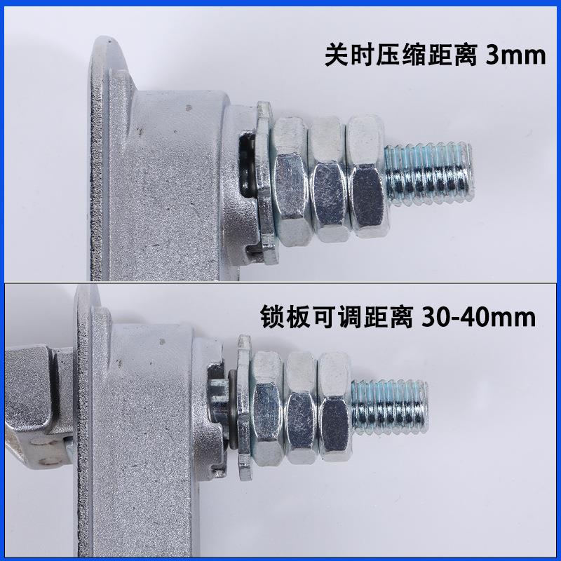 AXXAX71MS1按压X式防7水平面锁MS72转动把手锁电控箱7机柜门锁工