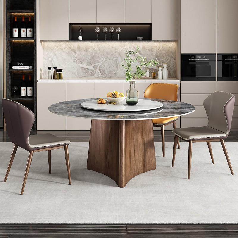 设IVA计师新款亮光板圆餐桌代盘简约轻奢高端家岩用餐现厅家具转,鲜花速递/花卉仿真/绿植园艺,其它园艺用品,淘宝优惠券,粉丝福利购,淘宝优惠卷