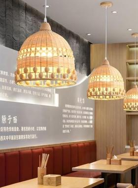 东南亚店编织竹艺台吊灯个性45335餐卧室阳台飘窗民宿厅饭店吧铺