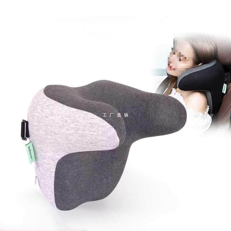 汽车头枕车载用F8756SMH品旅行睡眠脖颈部支撑固定型枕记棉颈忆枕