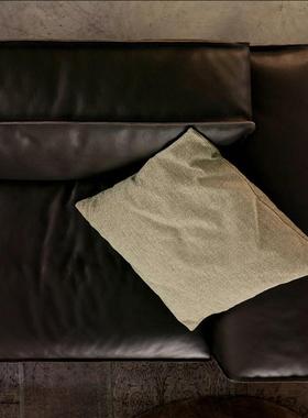 意JIT大利极简沙发高端沙发轻奢创意大t牛axbe黑r沙发设计师夏图