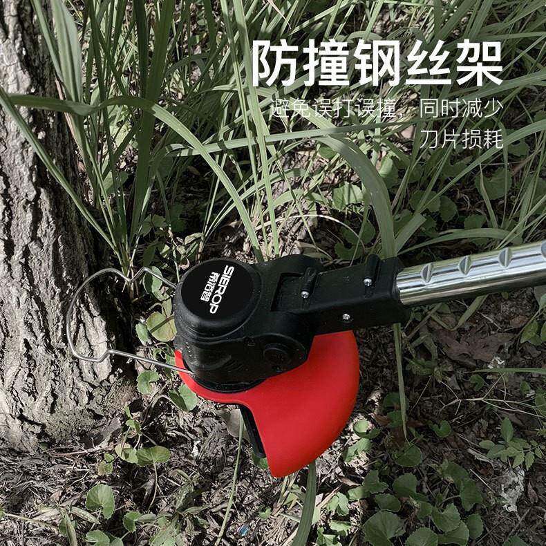 家锂电电机割草机小型用除草机手持电动打草园林修剪机充式割OQK
