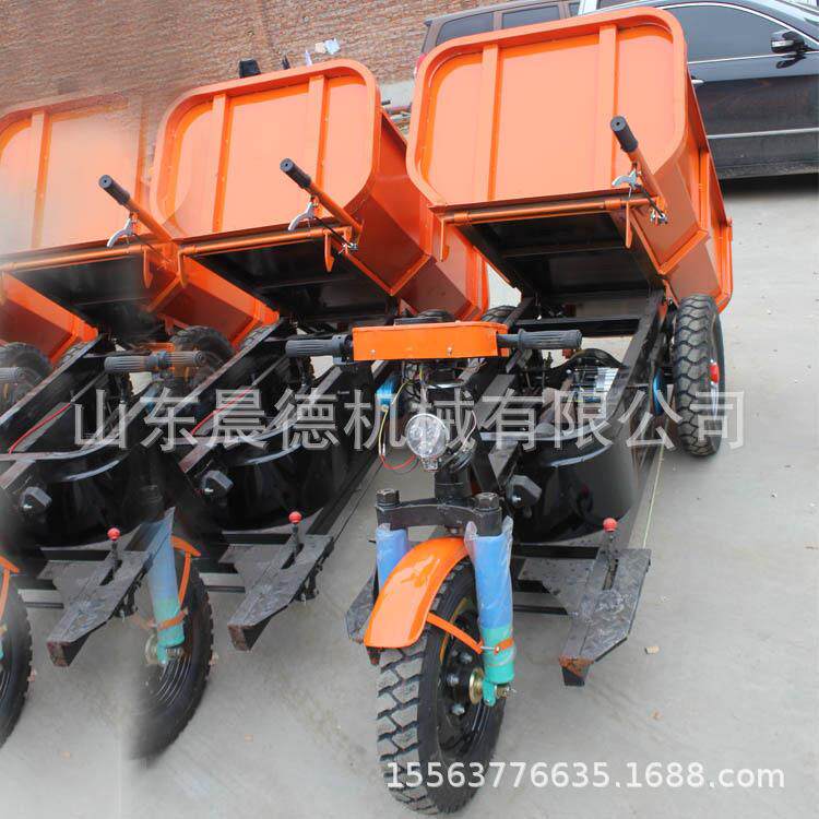 功电动多能工程车工灰斗车地476建筑工程拉水泥大骑兵