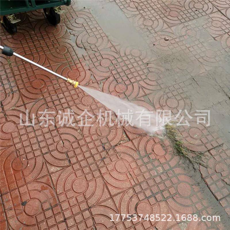 用途多移动CQ-160式商汽油1动力家用洗车机60升手拉式用洗地机济