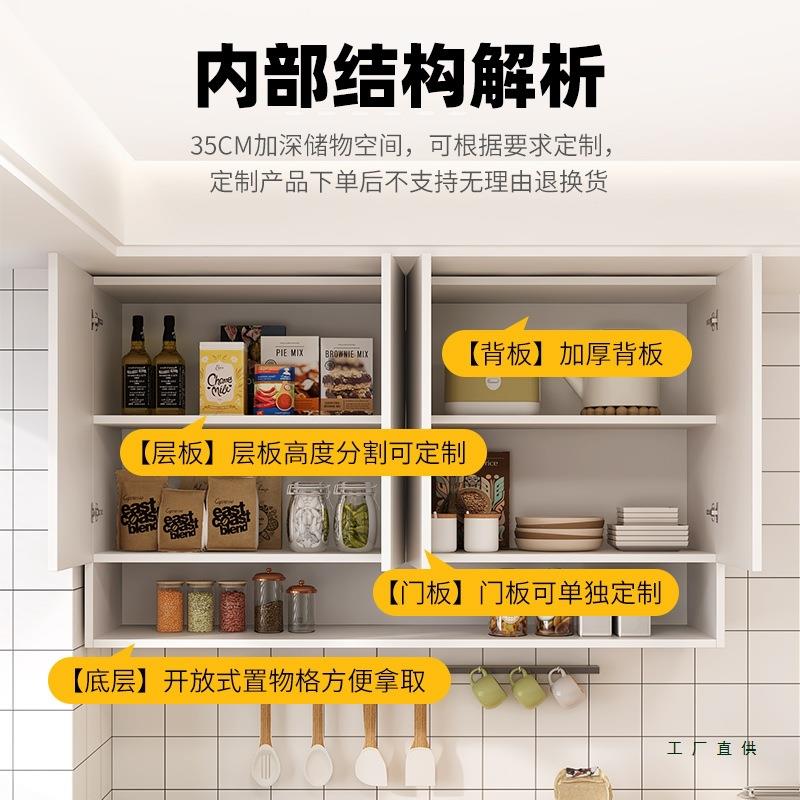 铝合金吊柜家储阳台收纳柜卫生间上物柜墙用厨房调103料柜墙壁柜