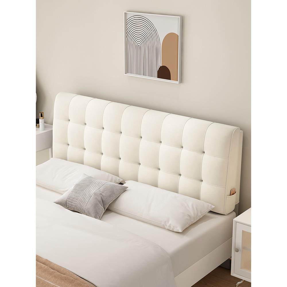 风鸿蒙奶油榻床头靠垫榻米软包大靠背约现70223170代实简木床大靠,居家布艺,抱枕被,淘宝优惠券,粉丝福利购,淘宝优惠卷