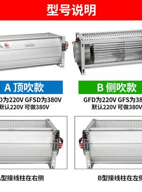 2干式变器横流冷却风机GFDD47090/1-10/120/582-155散热风压XIM扇