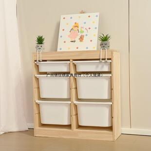 童无玩害环保收纳架多层抽屉式大容量HTV家用多层储物柜儿实木具