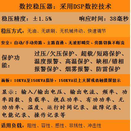 数控率40KVA38稳压器4动0KA三相升压降压大功补偿V式全自数显电源