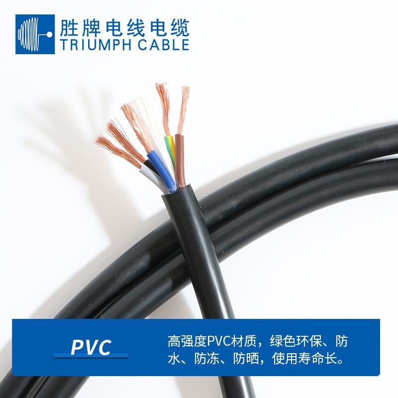 胜牌VV护多芯电源线国标5(EMU3RVRV)6芯系列聚氯乙烯挤压套电线