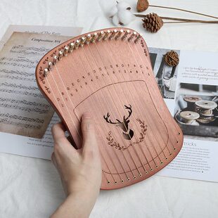 17弦指弹弦琴 适合女生的小型乐器 卡林巴琴创意新型手指琴