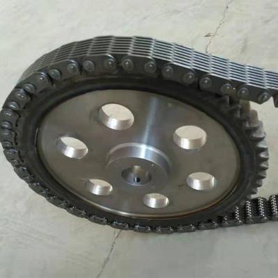 链条链轮4轮5号钢台轮工业传动链无轮声排齿形链单排双台轮629齿
