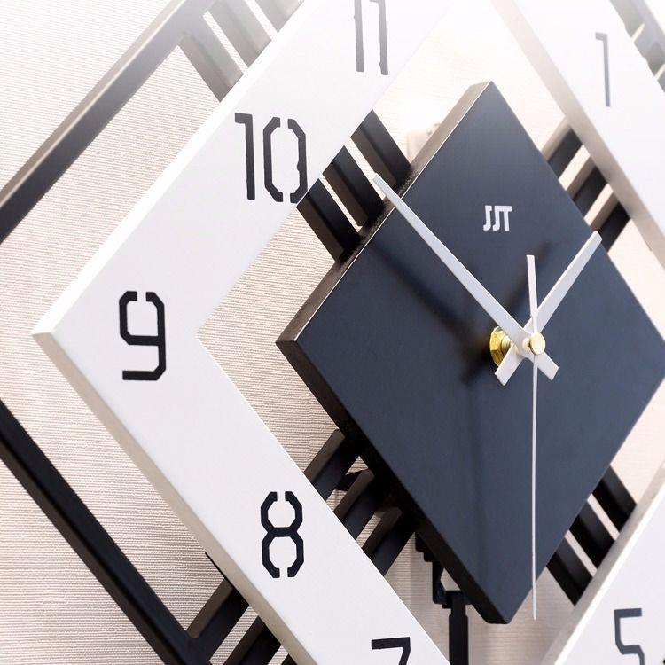 代简约钟表JT18149挂钟客厅时尚饰创意现装石英钟热卖静时音钟挂