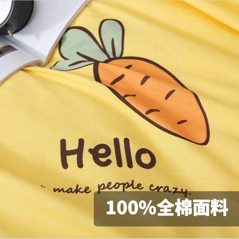 春夏季生换洗被新婴儿1.2m被罩幼儿园儿童纯JOH宝单宝棉a类被套单