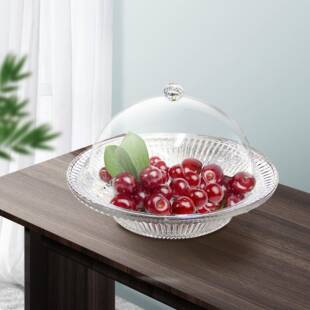 带盖颜的水亚果盘有盖盘家用果客厅765果盆克力碗托盘篮轻奢高值